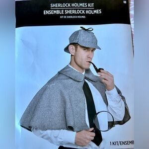 Adult Sherlock Holmes Costume Kit